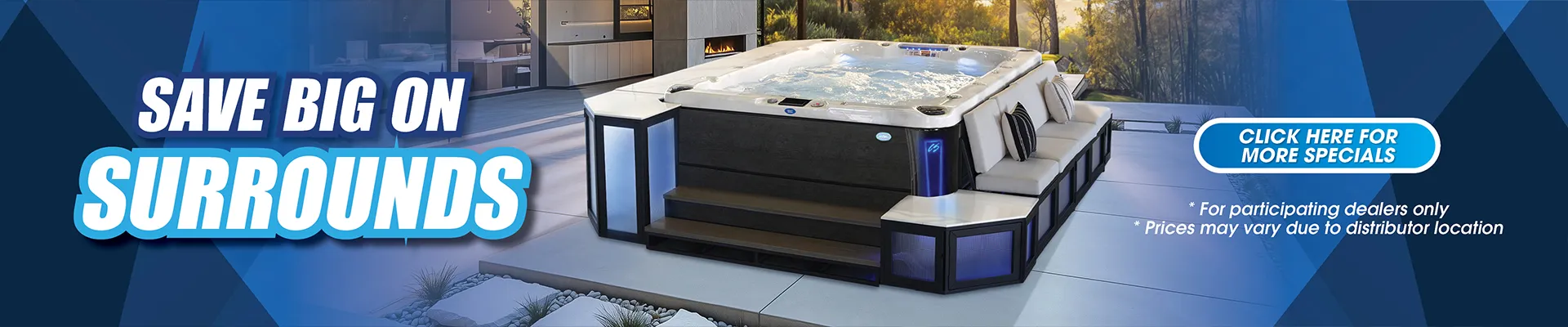 Calspas hot tub being used in a family setting - Ames