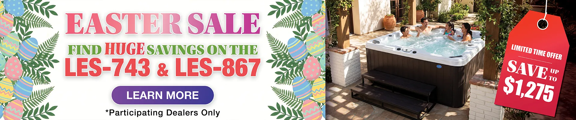 Calspas hot tub being used in a family setting - Ames